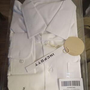 Incfott Stretch Dress Shirt Mens Long Sleeve Business Button Down Shirts for Men